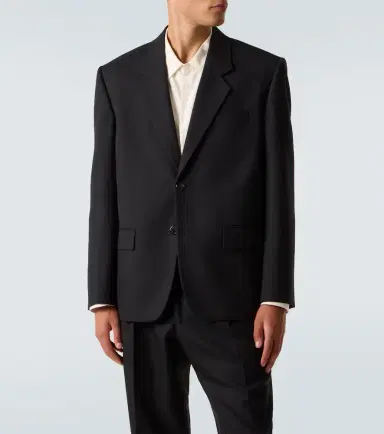 Saint Laurent Wool gabardine blazer | Thumbnail 3 Saint Laurent Wool gabardine blazer | Thumbnail 3