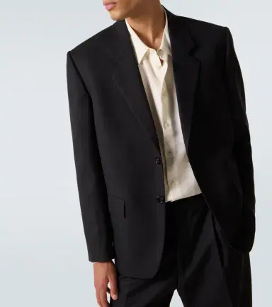 Saint Laurent Wool gabardine blazer | Thumbnail 4 Saint Laurent Wool gabardine blazer | Thumbnail 4