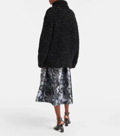Dries Van Noten Wool-blend turtleneck sweater | Thumbnail 3 Dries Van Noten Wool-blend turtleneck sweater | Thumbnail 3