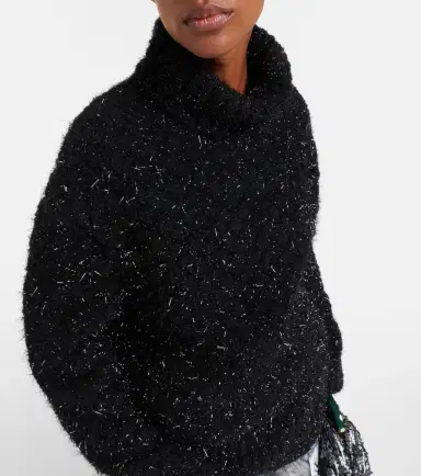 Dries Van Noten Wool-blend turtleneck sweater | Thumbnail 4 Dries Van Noten Wool-blend turtleneck sweater | Thumbnail 4