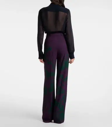 Dries Van Noten Printed wide-leg pants | Thumbnail 2 Dries Van Noten Printed wide-leg pants | Thumbnail 2