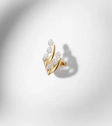 YEPREM Golden Strada 18kt yellow and white gold ring with diamonds | Thumbnail 5 YEPREM Golden Strada 18kt yellow and white gold ring with diamonds | Thumbnail 5