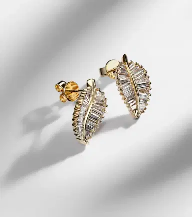 Anita Ko Small 18kt gold earrings with diamonds | Thumbnail 5 Anita Ko Small 18kt gold earrings with diamonds | Thumbnail 5