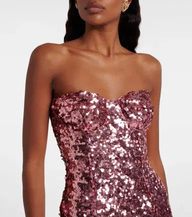 Dolce & Gabbana Sequined bustier dress | Thumbnail 5 Dolce & Gabbana Sequined bustier dress | Thumbnail 5