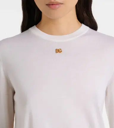 Dolce & Gabbana DG cashmere and silk sweater | Thumbnail 5 Dolce & Gabbana DG cashmere and silk sweater | Thumbnail 5