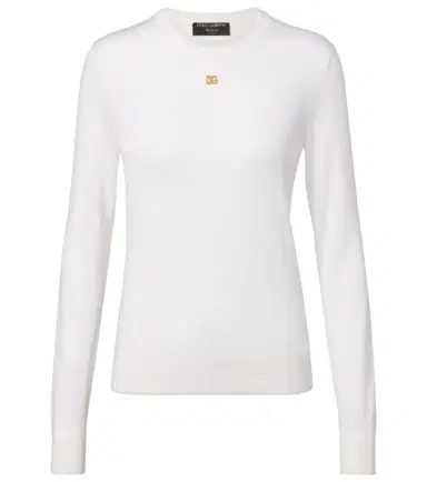 Dolce & Gabbana DG cashmere and silk sweater | Thumbnail 1 Dolce & Gabbana DG cashmere and silk sweater | Thumbnail 1