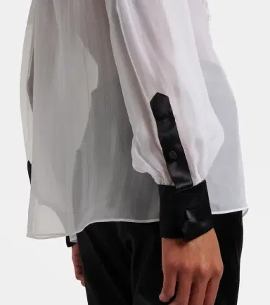 Dolce & Gabbana Sheer silk blouse | Thumbnail 4 Dolce & Gabbana Sheer silk blouse | Thumbnail 4
