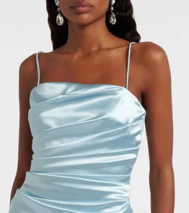 Dolce & Gabbana Ruched satin minidress | Thumbnail 5 Dolce & Gabbana Ruched satin minidress | Thumbnail 5