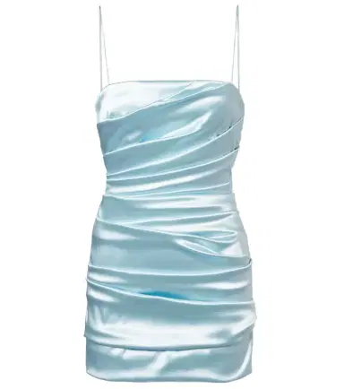 Dolce & Gabbana Ruched satin minidress | Thumbnail 1 Dolce & Gabbana Ruched satin minidress | Thumbnail 1