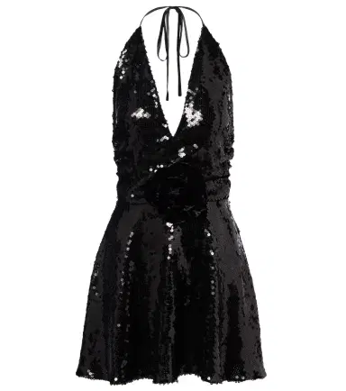 Dolce & Gabbana Sequined halterneck minidress | Thumbnail 1 Dolce & Gabbana Sequined halterneck minidress | Thumbnail 1