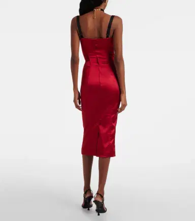 Dolce & Gabbana Satin bustier dress | Thumbnail 2 Dolce & Gabbana Satin bustier dress | Thumbnail 2