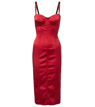 Dolce & Gabbana Satin bustier dress | Thumbnail 1 Dolce & Gabbana Satin bustier dress | Thumbnail 1