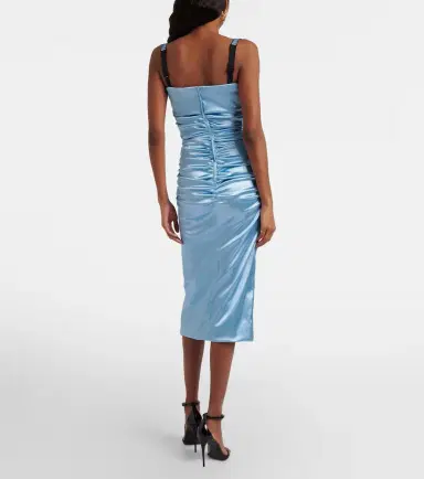Dolce & Gabbana Ruched satin cocktail dress | Thumbnail 2 Dolce & Gabbana Ruched satin cocktail dress | Thumbnail 2