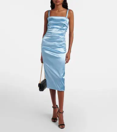 Dolce & Gabbana Ruched satin cocktail dress | Thumbnail 5 Dolce & Gabbana Ruched satin cocktail dress | Thumbnail 5