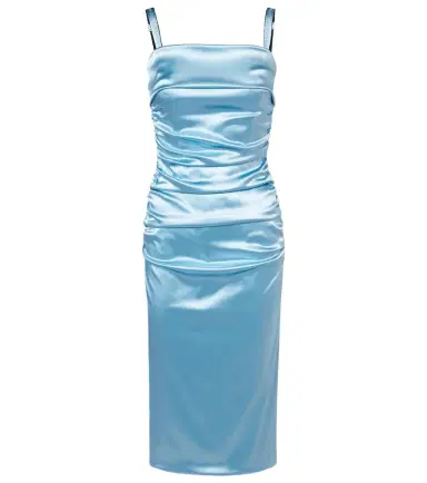 Dolce & Gabbana Ruched satin cocktail dress | Thumbnail 1 Dolce & Gabbana Ruched satin cocktail dress | Thumbnail 1