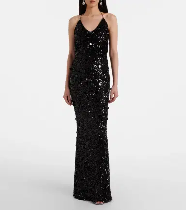 Dolce & Gabbana Sequined halterneck gown | Thumbnail 6 Dolce & Gabbana Sequined halterneck gown | Thumbnail 6