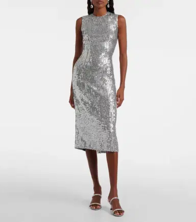 Dolce & Gabbana Sequined midi dress | Thumbnail 2 Dolce & Gabbana Sequined midi dress | Thumbnail 2