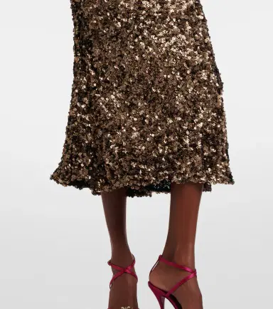 Dolce & Gabbana Sequined midi dress | Thumbnail 3 Dolce & Gabbana Sequined midi dress | Thumbnail 3