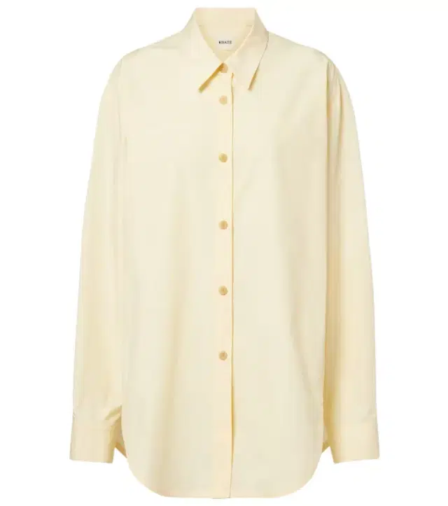 Khaite Goya cotton poplin shirt