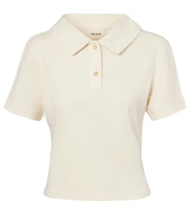 Khaite Jasna silk polo shirt | Thumbnail 1 Khaite Jasna silk polo shirt | Thumbnail 1