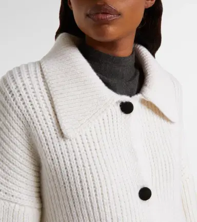 Khaite Pome ribbed-knit cashmere cardigan | Thumbnail 4 Khaite Pome ribbed-knit cashmere cardigan | Thumbnail 4