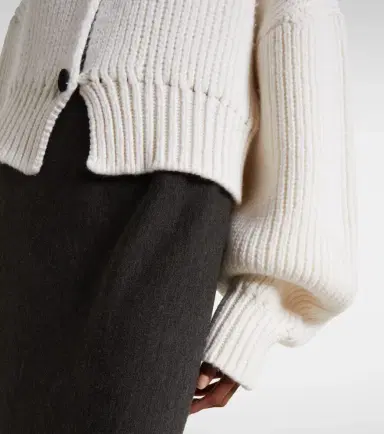 Khaite Pome ribbed-knit cashmere cardigan | Thumbnail 5 Khaite Pome ribbed-knit cashmere cardigan | Thumbnail 5