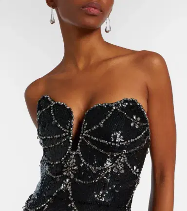 Clio Peppiatt Chandelier embellished gown | Thumbnail 2 Clio Peppiatt Chandelier embellished gown | Thumbnail 2