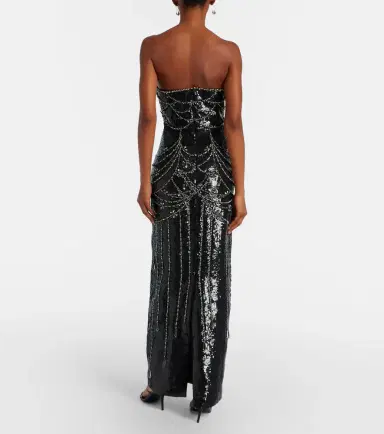 Clio Peppiatt Chandelier embellished gown | Thumbnail 3 Clio Peppiatt Chandelier embellished gown | Thumbnail 3