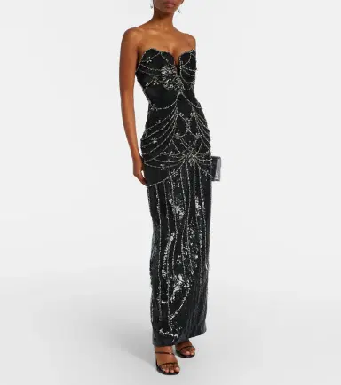 Clio Peppiatt Chandelier embellished gown | Thumbnail 5 Clio Peppiatt Chandelier embellished gown | Thumbnail 5