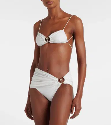 Christopher Esber Orbit ruched bikini bottoms | Thumbnail 4 Christopher Esber Orbit ruched bikini bottoms | Thumbnail 4