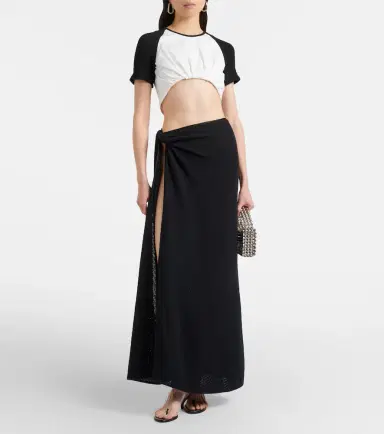 Christopher Esber Knitted cotton-blend maxi skirt | Thumbnail 3 Christopher Esber Knitted cotton-blend maxi skirt | Thumbnail 3