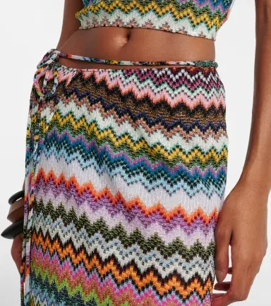 Missoni Zigzag lamé wrap skirt | Thumbnail 3 Missoni Zigzag lamé wrap skirt | Thumbnail 3