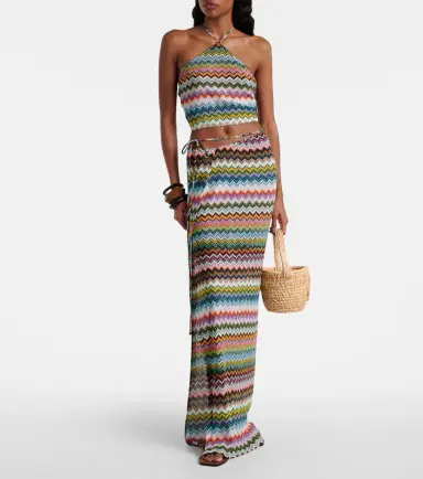 Missoni Zigzag lamé wrap skirt | Thumbnail 4 Missoni Zigzag lamé wrap skirt | Thumbnail 4