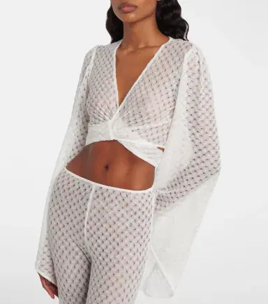 Missoni Lamé crop top | Thumbnail 4 Missoni Lamé crop top | Thumbnail 4
