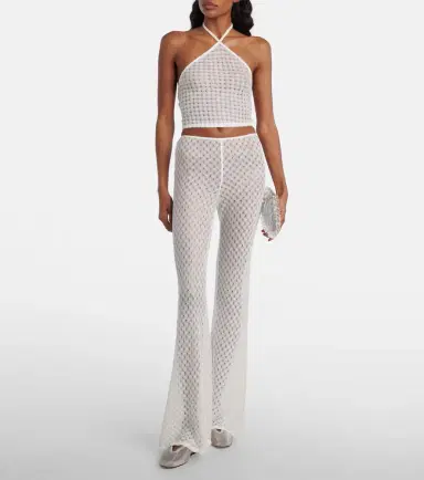 Missoni Open-knit halterneck lamé crop top | Thumbnail 5 Missoni Open-knit halterneck lamé crop top | Thumbnail 5