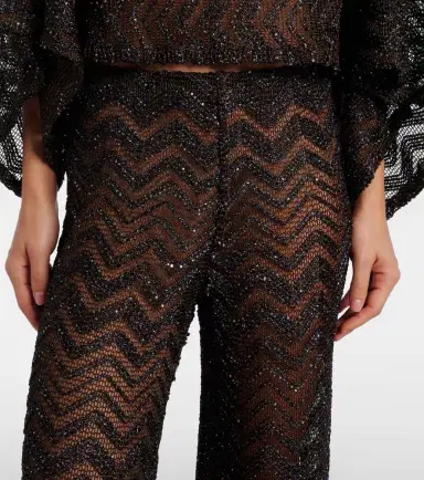 Missoni Open-knit wide-leg pants | Thumbnail 3 Missoni Open-knit wide-leg pants | Thumbnail 3