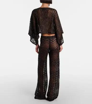 Missoni Open-knit wide-leg pants | Thumbnail 6 Missoni Open-knit wide-leg pants | Thumbnail 6