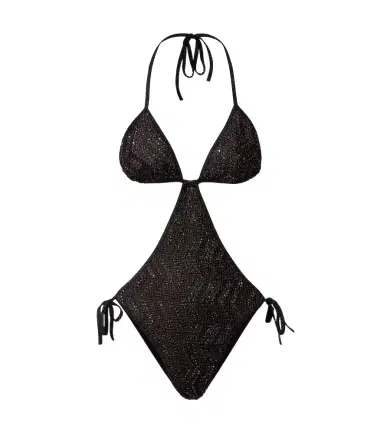 Missoni Wave halterneck lamé swimsuit | Thumbnail 1 Missoni Wave halterneck lamé swimsuit | Thumbnail 1