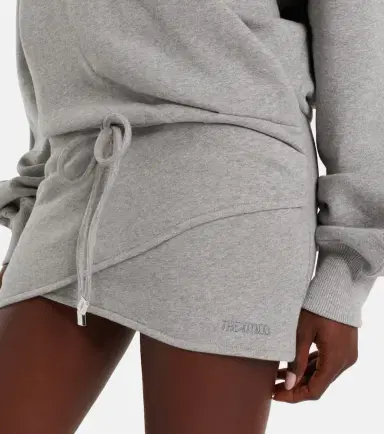 The Attico Cotton jersey sweatshirt dress | Thumbnail 3 The Attico Cotton jersey sweatshirt dress | Thumbnail 3