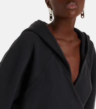 The Attico Cotton jersey sweatshirt dress | Thumbnail 3 The Attico Cotton jersey sweatshirt dress | Thumbnail 3