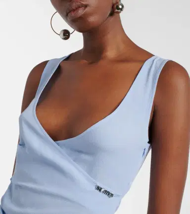 The Attico Draped crêpe minidress | Thumbnail 3 The Attico Draped crêpe minidress | Thumbnail 3