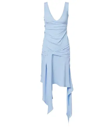 The Attico Draped crêpe minidress | Thumbnail 1 The Attico Draped crêpe minidress | Thumbnail 1