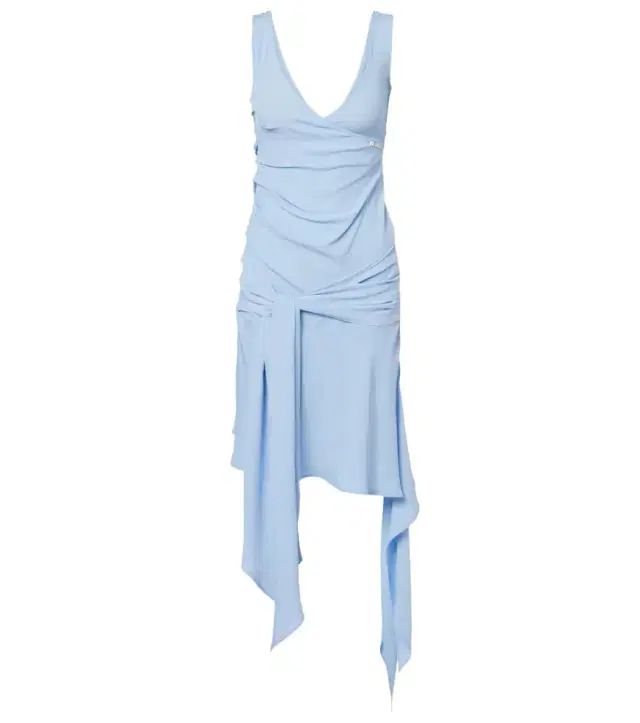 Draped crêpe minidress Draped crêpe minidress