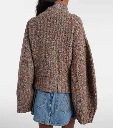The Attico Embroidered wool and cashmere cardigan | Thumbnail 5 The Attico Embroidered wool and cashmere cardigan | Thumbnail 5