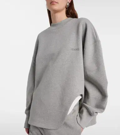 The Attico Oversized cotton jersey sweatshirt | Thumbnail 2 The Attico Oversized cotton jersey sweatshirt | Thumbnail 2