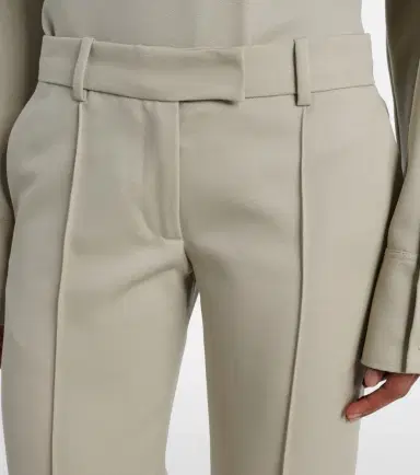 The Attico Low-rise wool straight pants | Thumbnail 4 The Attico Low-rise wool straight pants | Thumbnail 4