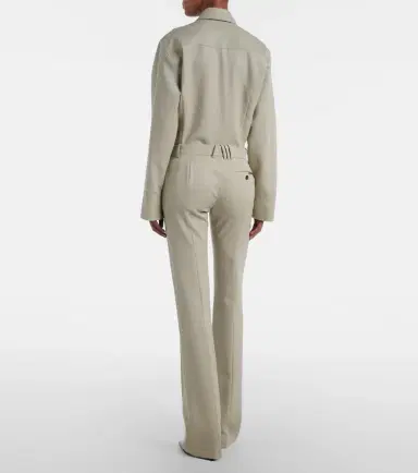 The Attico Low-rise wool straight pants | Thumbnail 7 The Attico Low-rise wool straight pants | Thumbnail 7