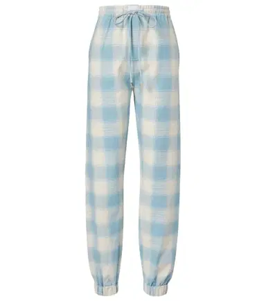 The Attico Checked cotton and wool tapered pants | Thumbnail 1 The Attico Checked cotton and wool tapered pants | Thumbnail 1