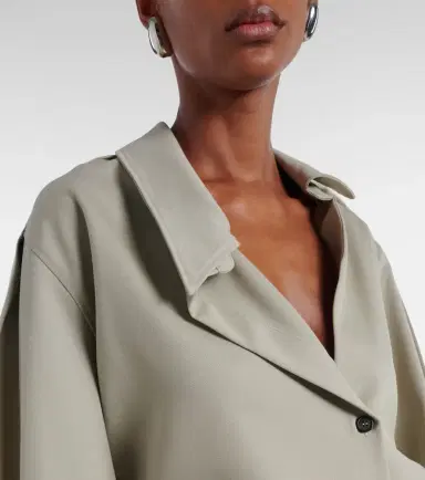 The Attico Draped wool shirt | Thumbnail 6 The Attico Draped wool shirt | Thumbnail 6