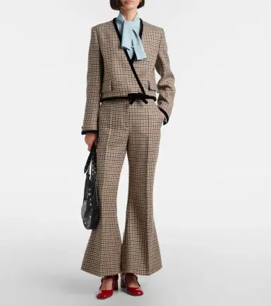 Valentino Tie-neck silk crêpe de chine shirt | Thumbnail 3 Valentino Tie-neck silk crêpe de chine shirt | Thumbnail 3